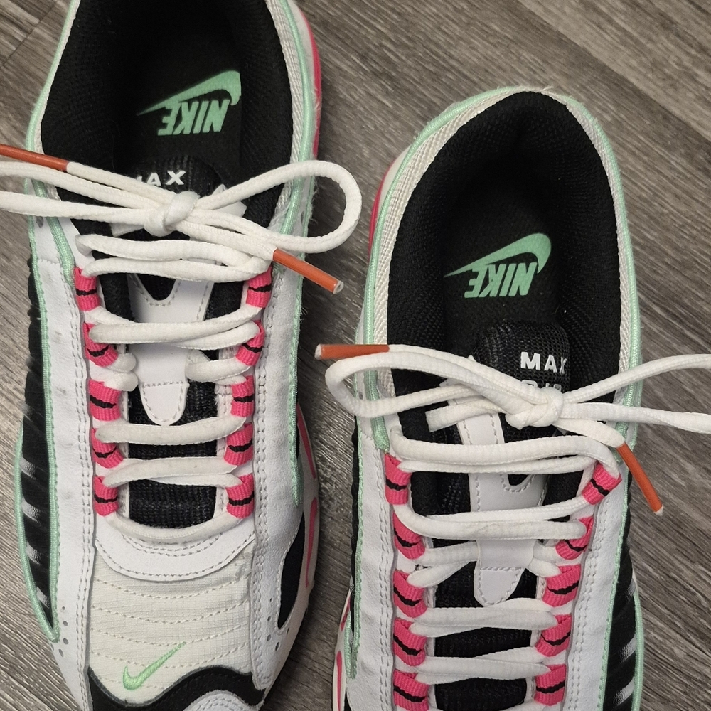 Nike Women Shoes - White and Black with Pink Accents